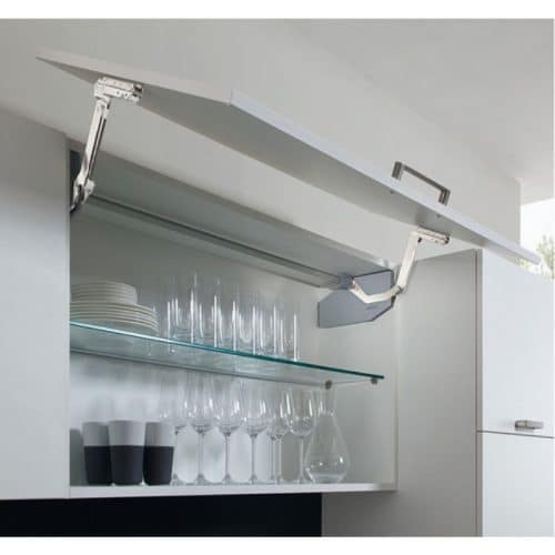 Ảnh bộ tay bộ tay nâng FREE SWING Hafele 493.05.774, đen