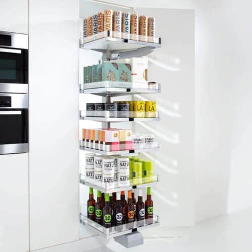 Ảnh thực tế bộ kệ 5 tầng CONVOY LAVIDO 600mm Hafele 549.62.906