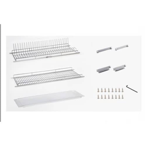 Cấu tạo giá úp bát đĩa Hafele 544.06.025 inox 304 cho tủ rộng 700mm