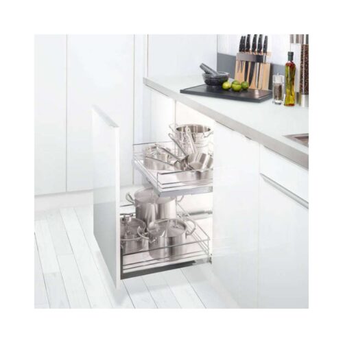 Bộ rổ kéo ARENA gắn cánh Hafele 540.24.504 cho tủ rộng 450mm