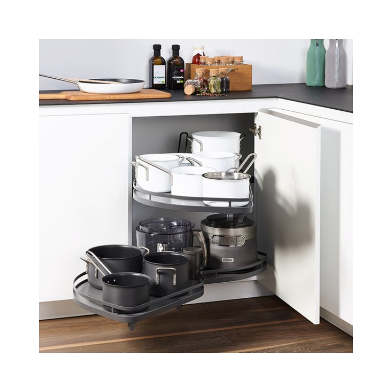 Bộ rổ góc LEMANS II Hafele 541.29.481 Bộ rổ góc LEMANS II Hafele 541.29.481