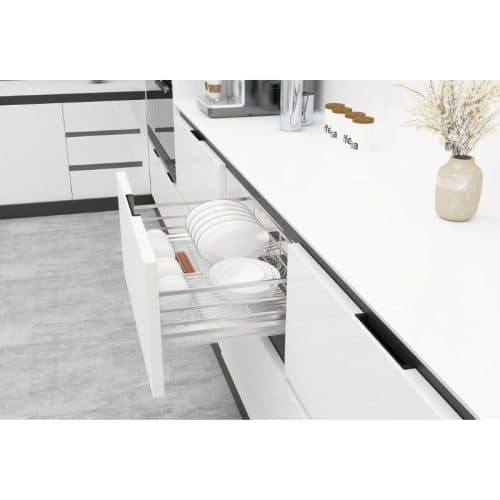 Ảnh thực tế bộ rổ chén đĩa CUCINA CAPPELLA 549.08.148 900mm Inox 304