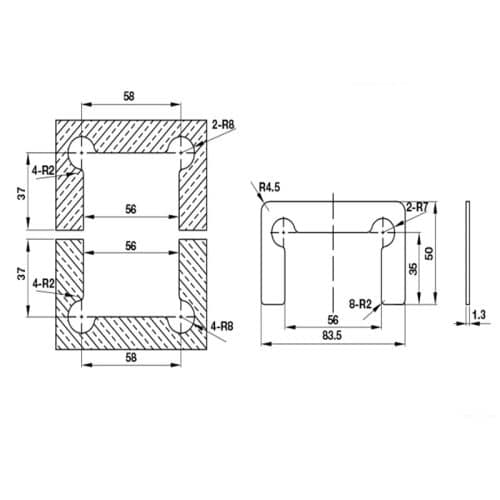 Lắp đặt bản lề kính 90 độ Bauma 981.77.951