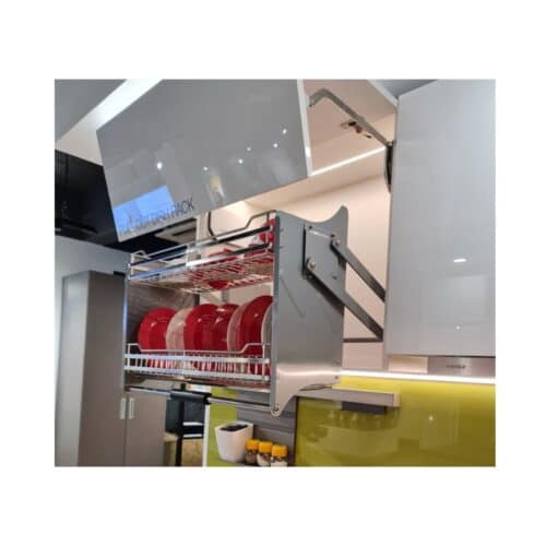 Ảnh thực tế bộ rổ bát đĩa Hafele Lento 504.76.023 900mm